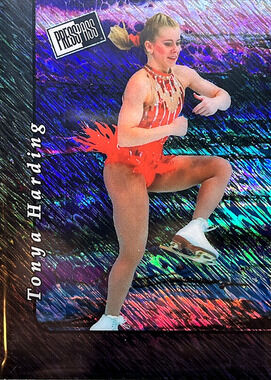 Tonya Harding 2024 Press Pass 1/1 One of One Gold Vinyl Figure Skating